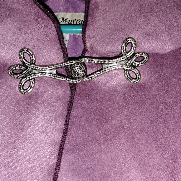 Wearable art vintage Fairy cloak Light purple cape wrap shawl - Picture 3 of 11